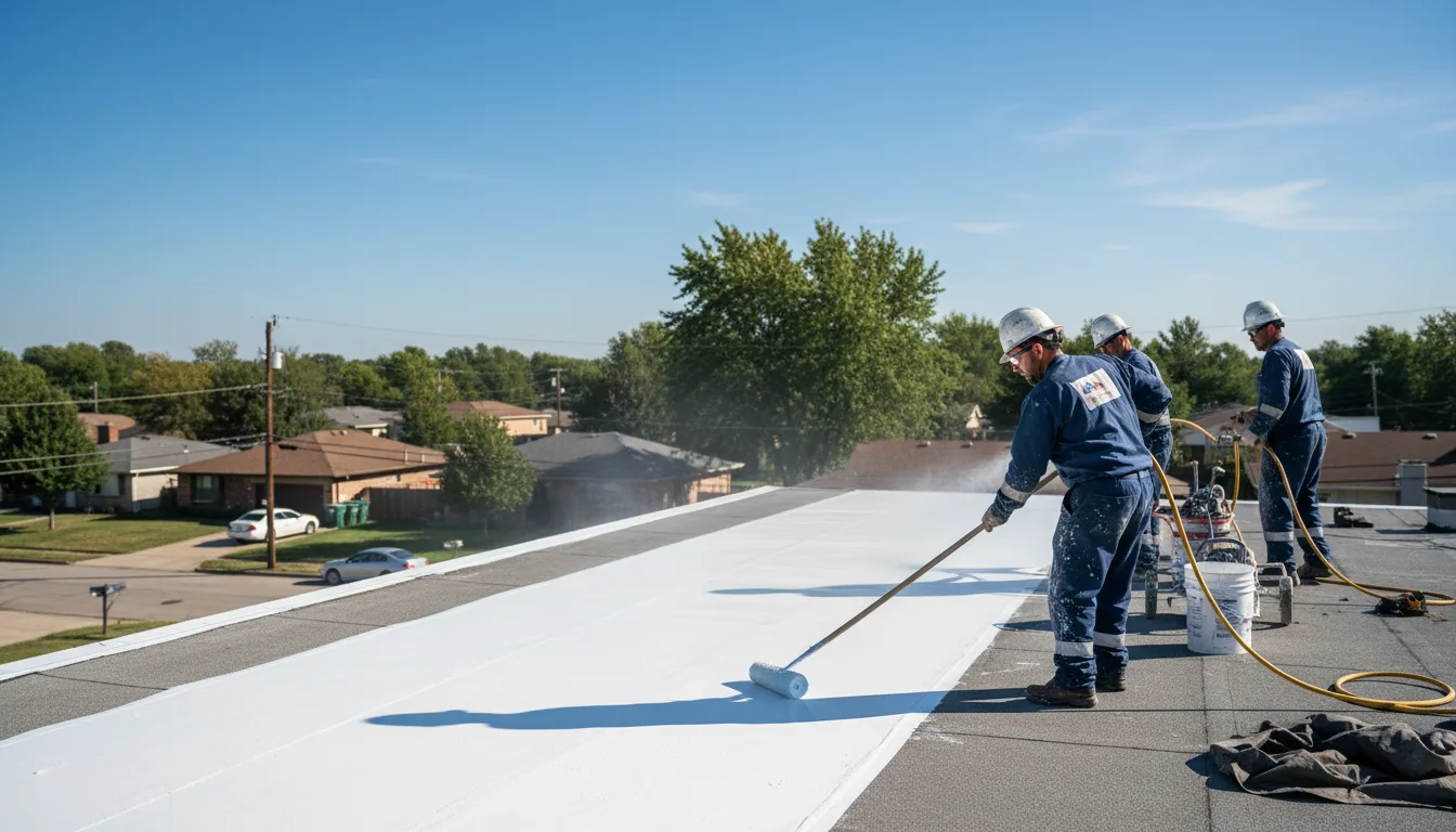 Commercial roof coating in Oneco, CT near me